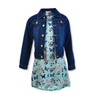 One Step Up Girls Jean Jacket Size 5/6